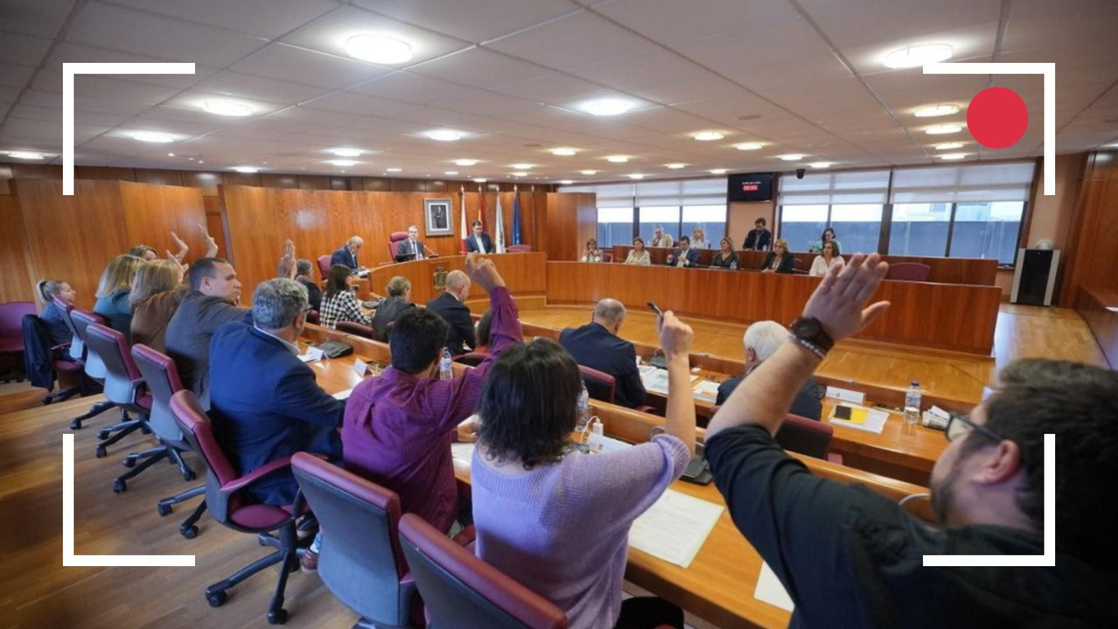 Directo pleno en el Concello de Vigo.