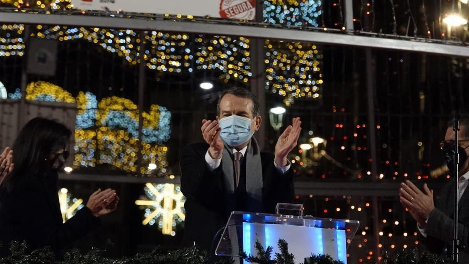 Encendido de las luces de la Navidad en Vigo // Vicente