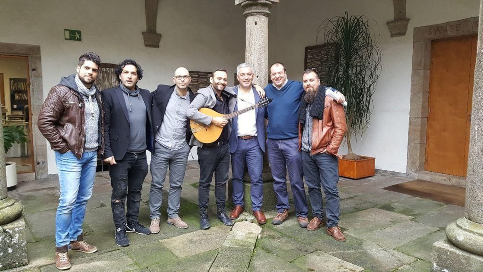 El grupo musical gallego, "A Roda".