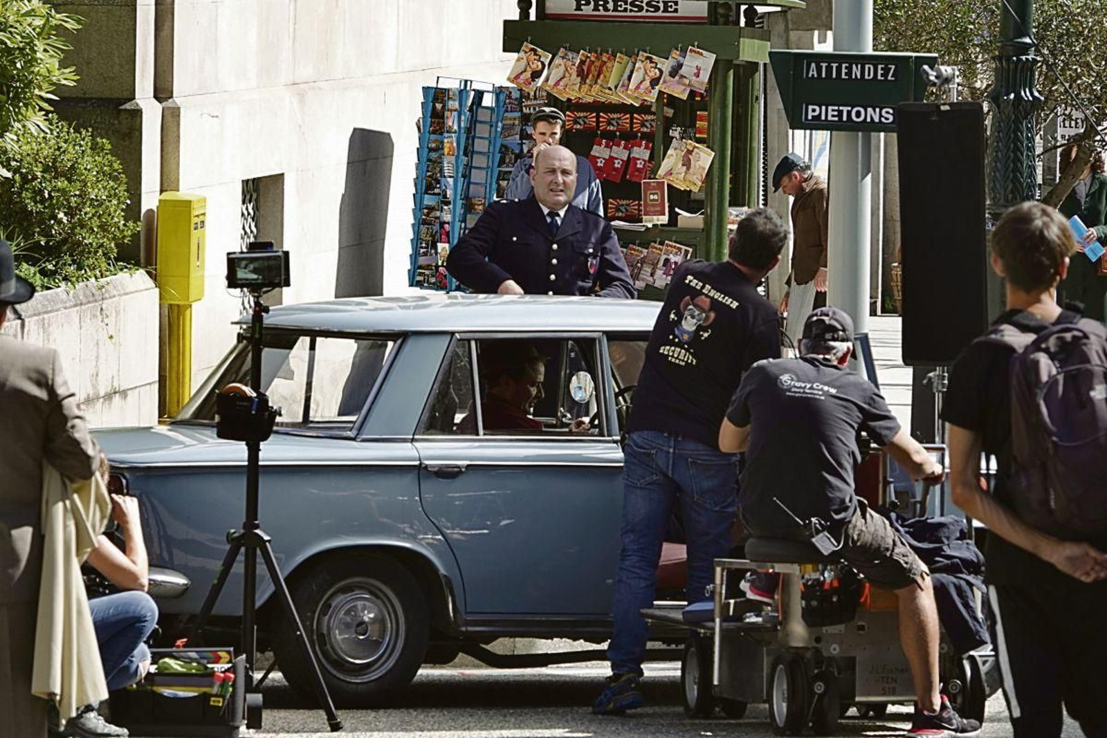 El rodaje de “Un hombre de acción” convirtió García Barbón en el Paris de 1960.