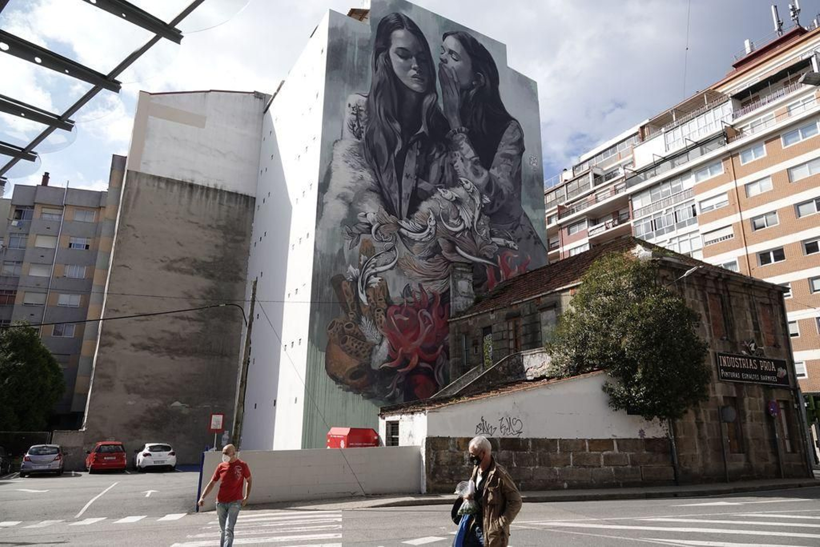 El mural de Lula Goce en la Avenida de La Florida está entre los diez que destacó en septiembre la plataforma Street Art Cities.