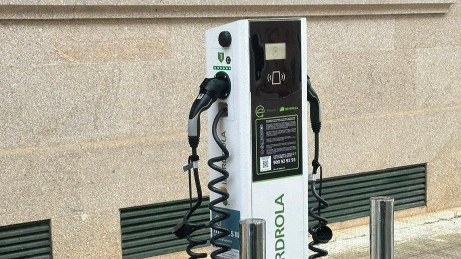 Imagen del punto de recarga.