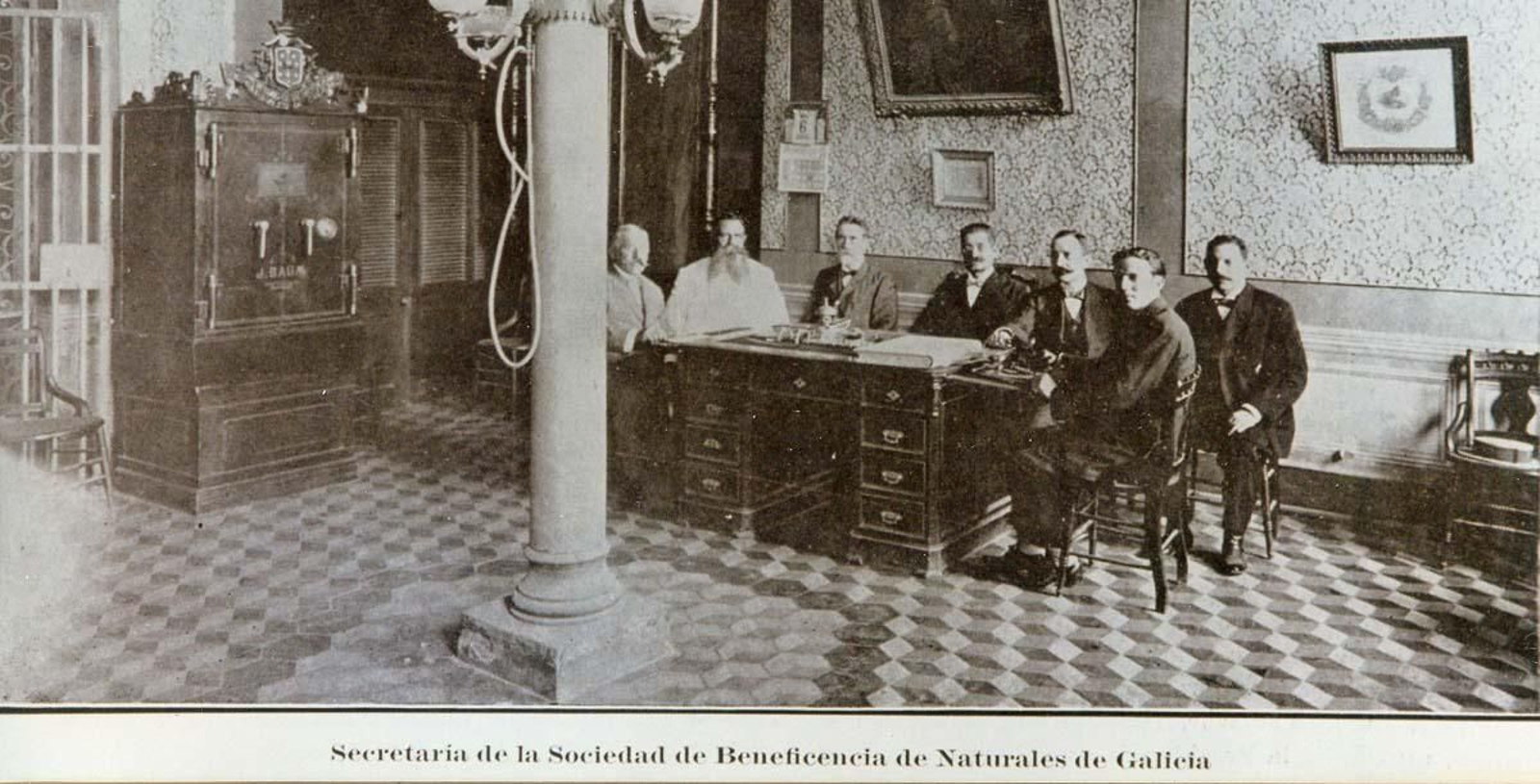 Secretaría de la entidad (1922). Fondo: Consello da Cultura Galega. Arquivo da Emigración Galega