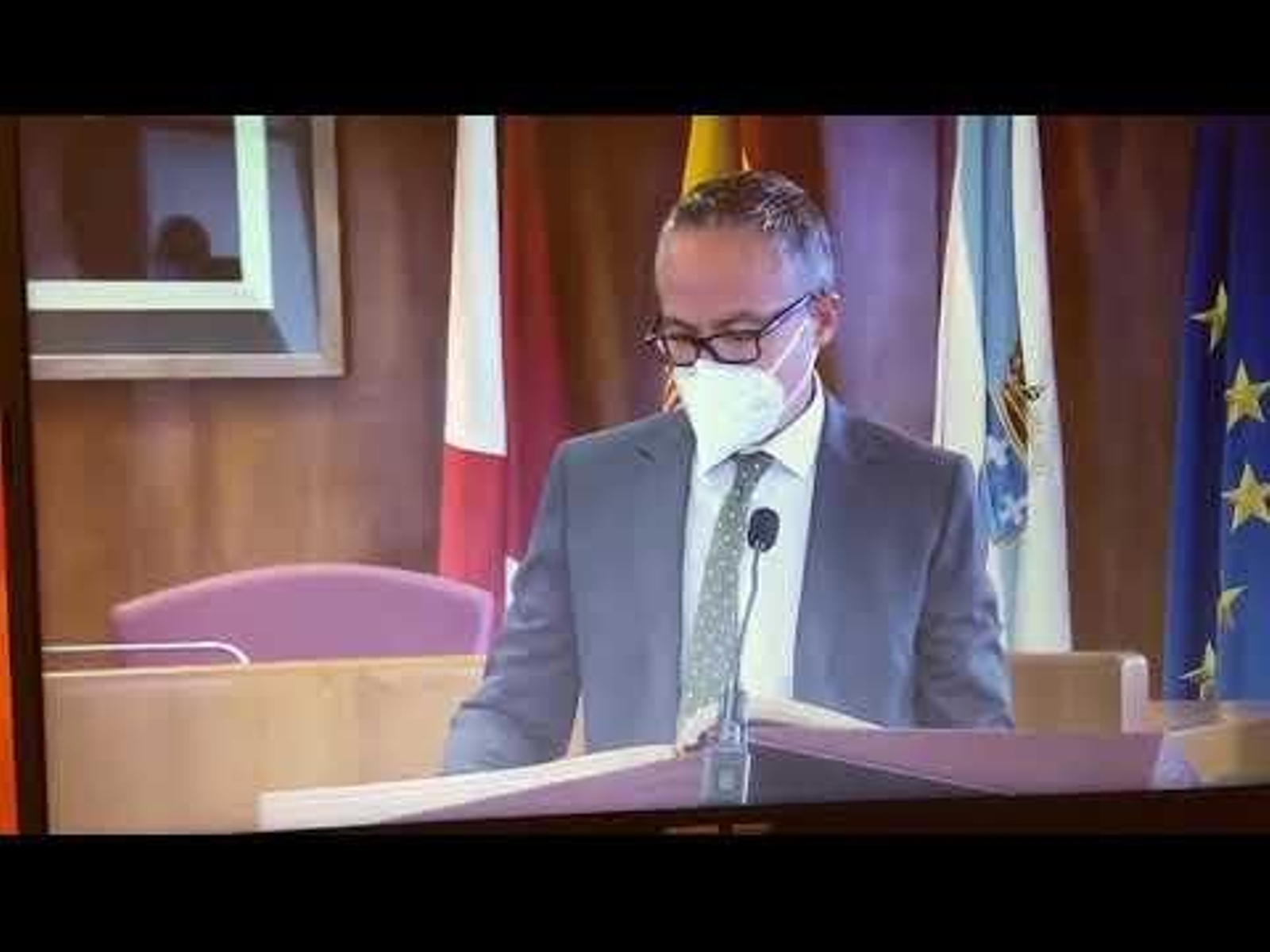 Toma posesión de Pablo Estévez como nuevo concejal en Vigo en sustitución de Isaura Abelairas