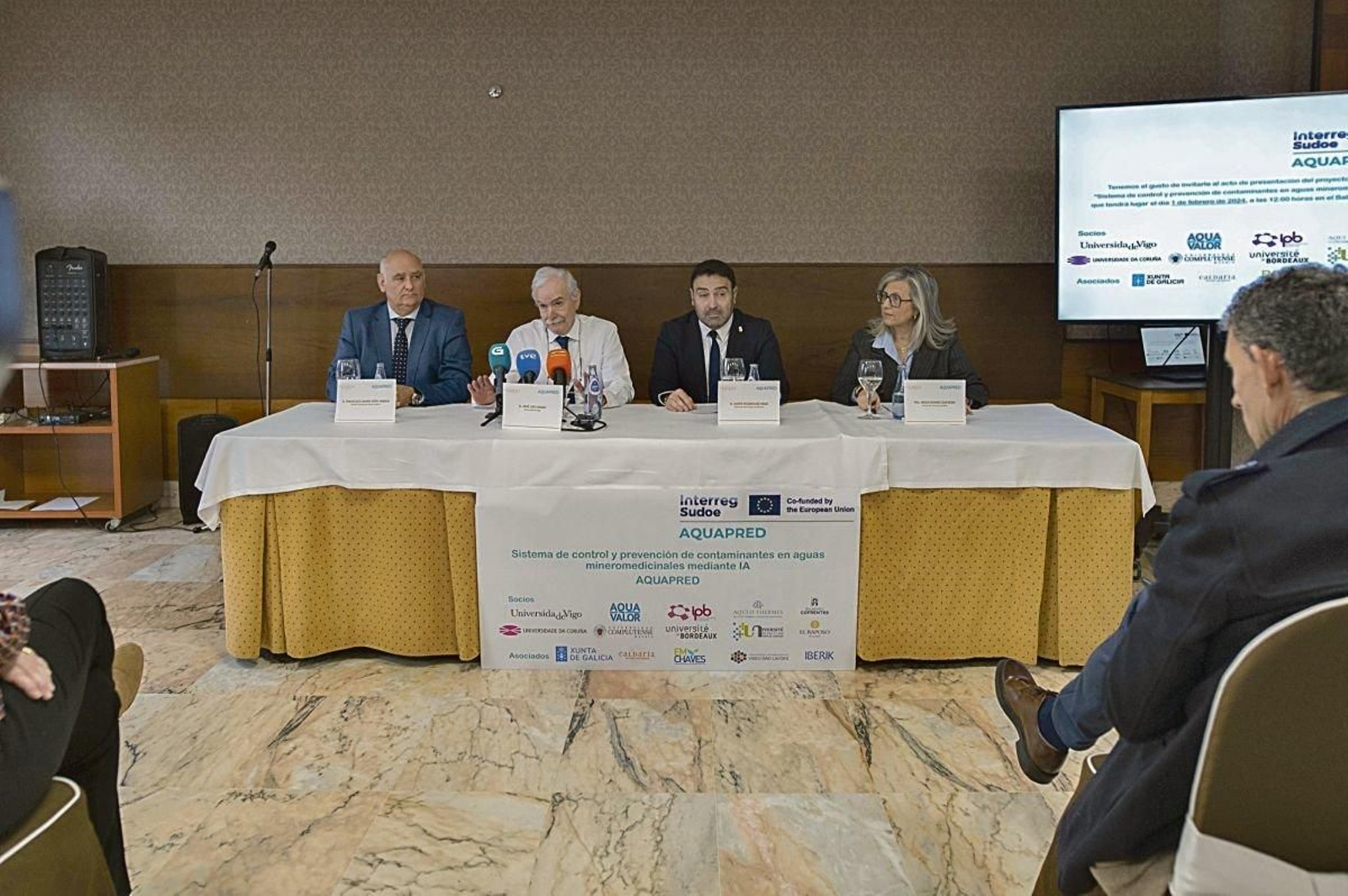 Francisco Javier Soto, José Luis Legido, Javier Rodríguez y Belén Gómez.