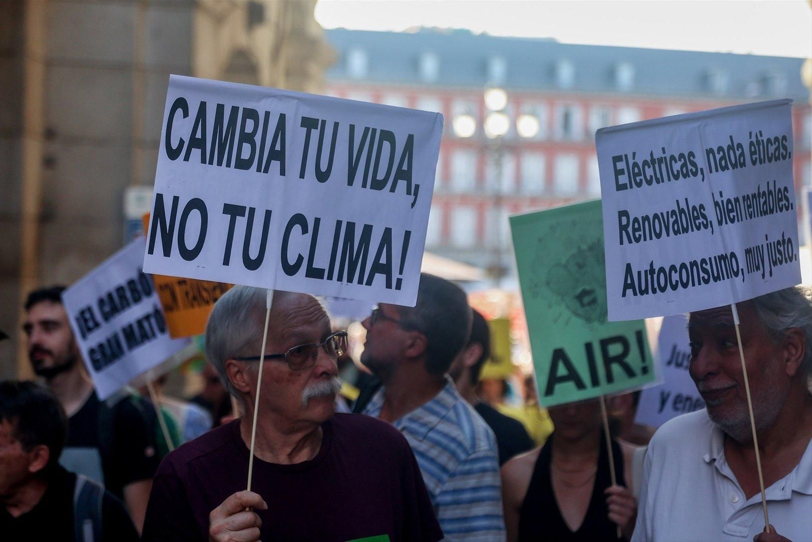 Manifestación por la descarbonización. // E.P.