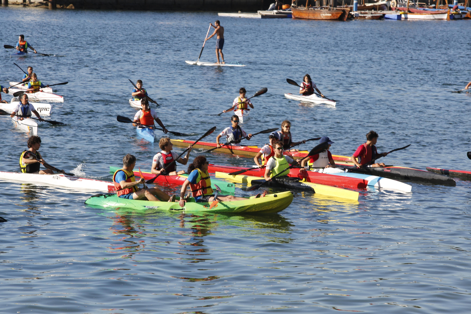 La jornada de entrenamiento especial de la mano de +Deporte Atlántico y el club de piragüismo Kayak Vigo