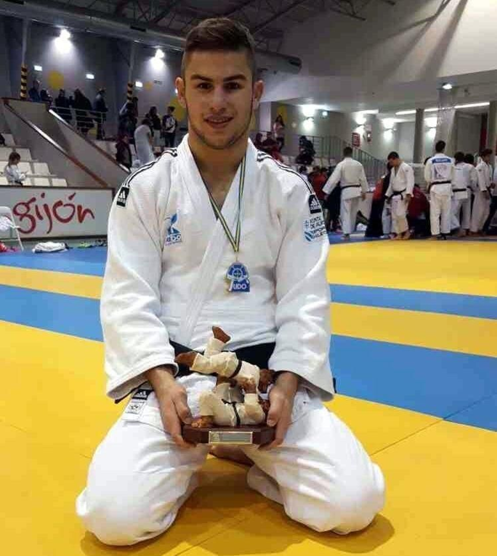 El judoka Brais Pereira.
