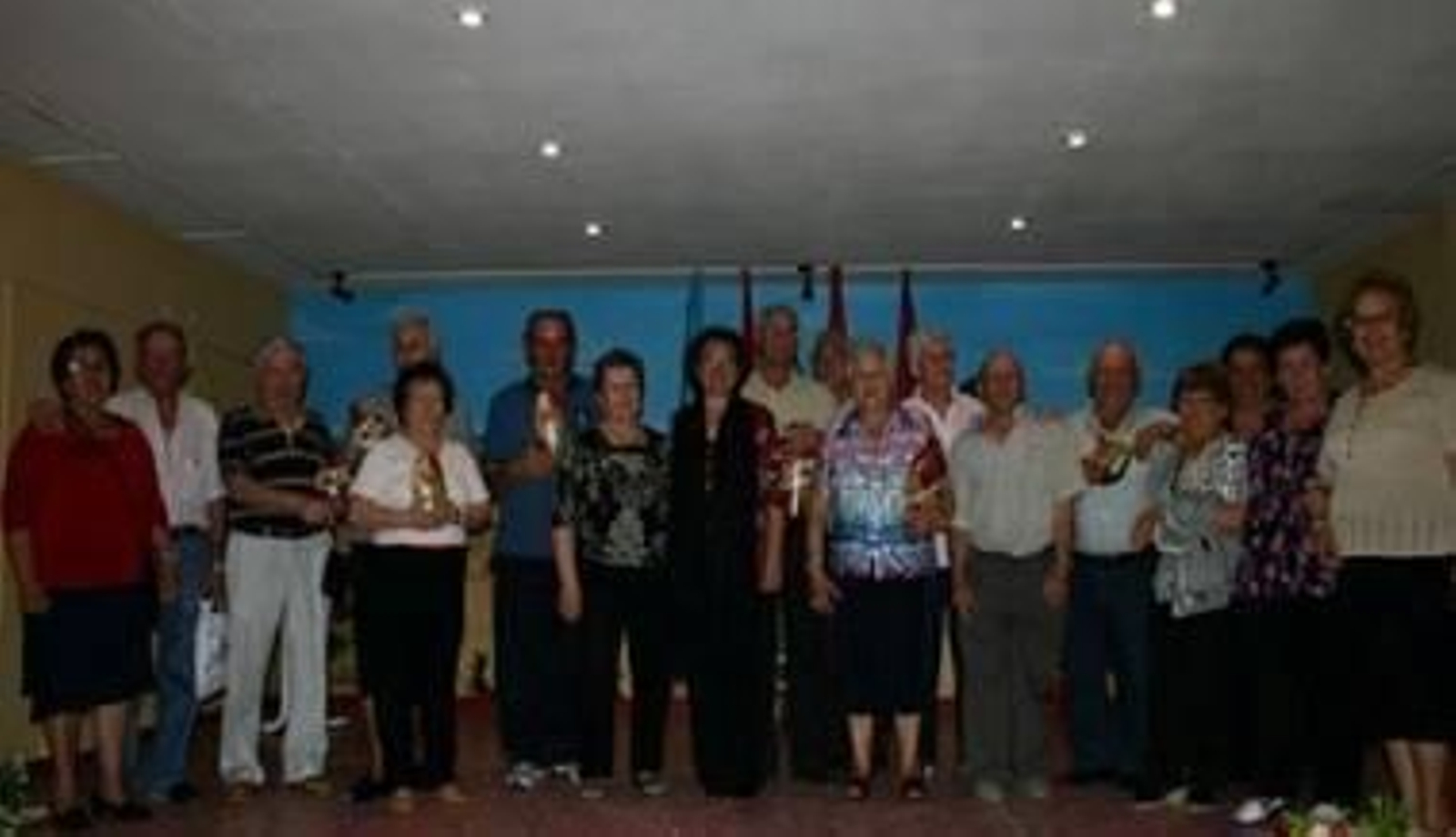 En la imagen, los premiados.