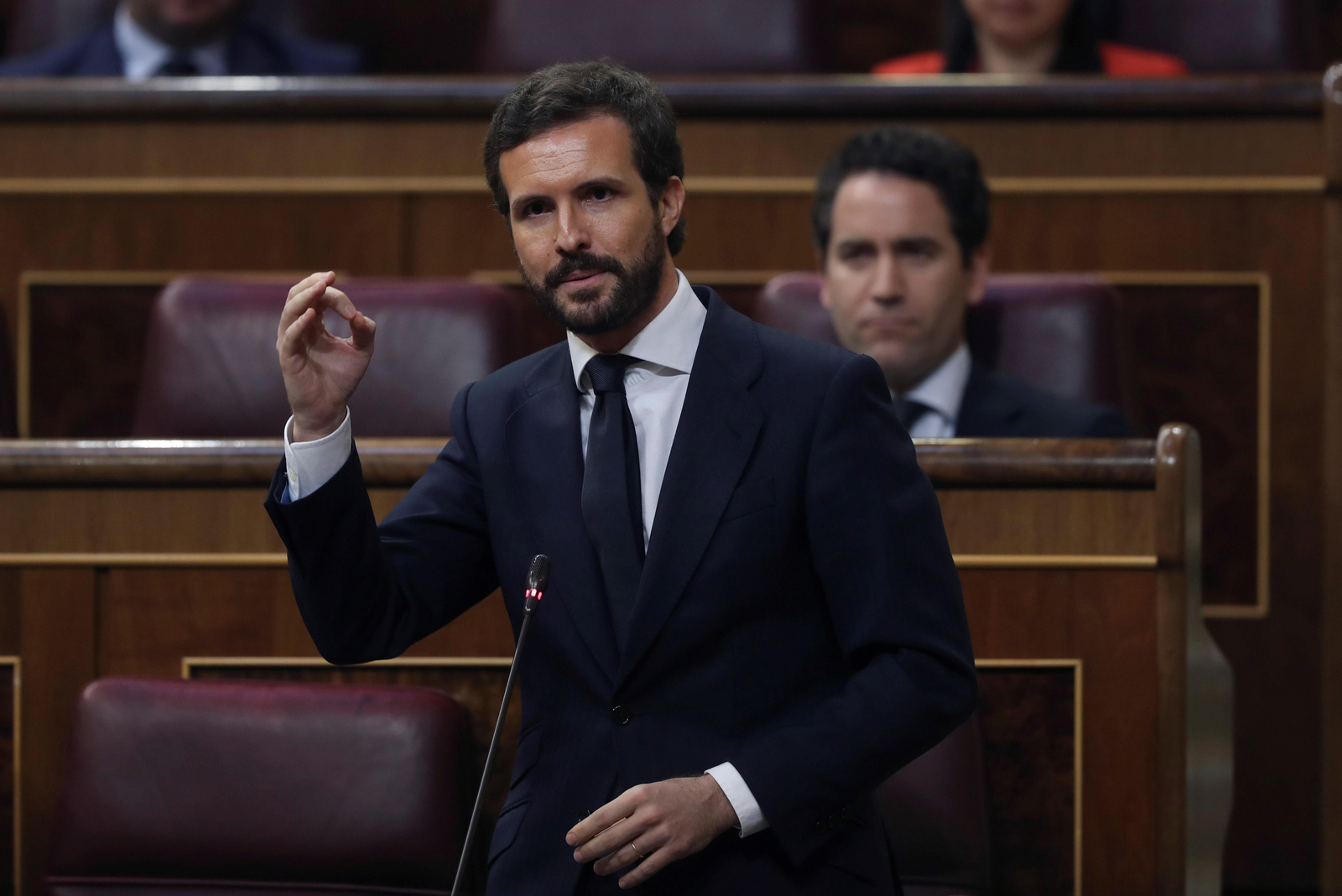 El líder del Partido Popular, Pablo Casado