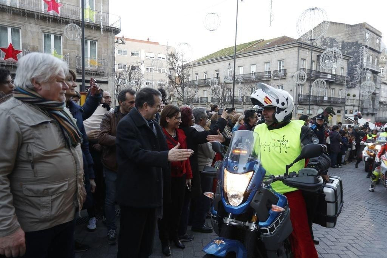 La papanoelada motera toma las calles de Vigo 113