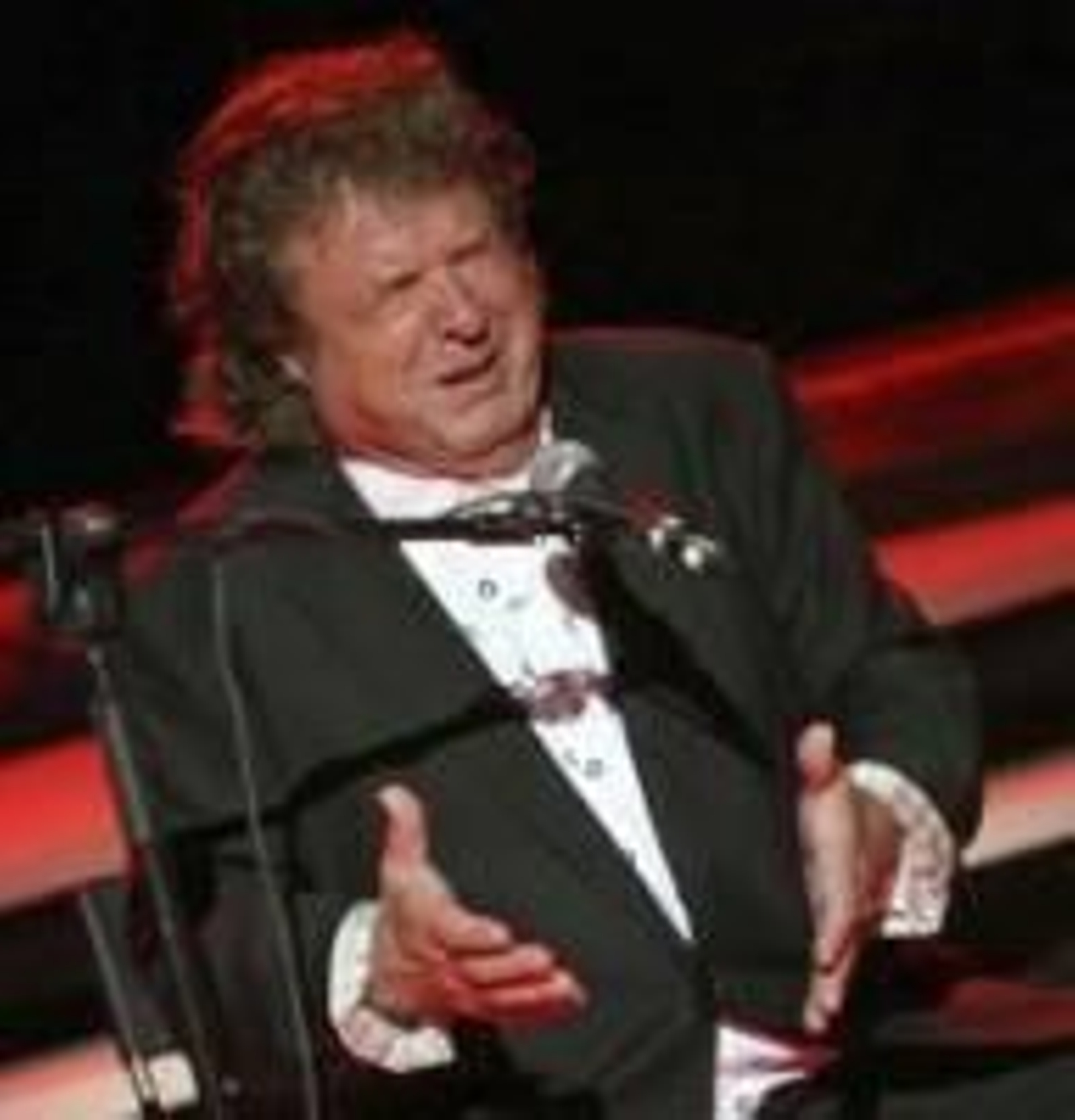 El cantaor de flamenco durante una actuación.