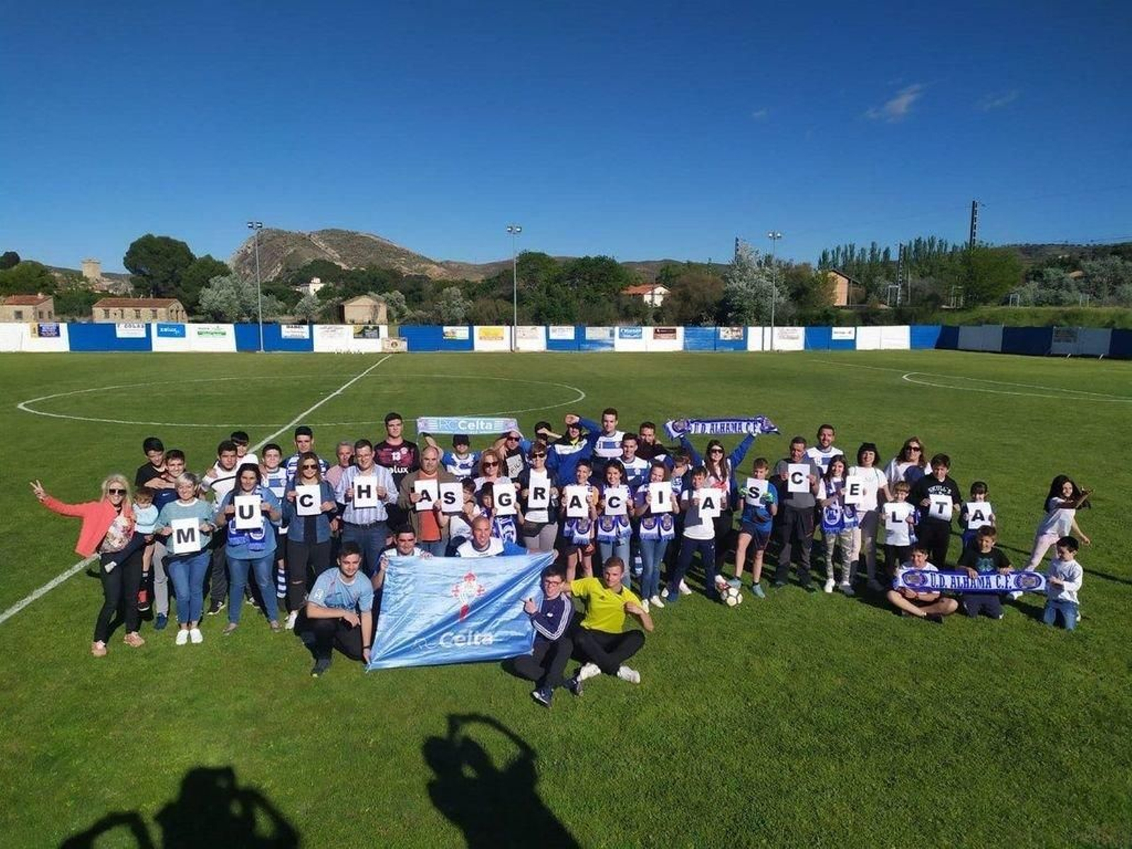 La UD Alhama, agradecida por los asientos célticos