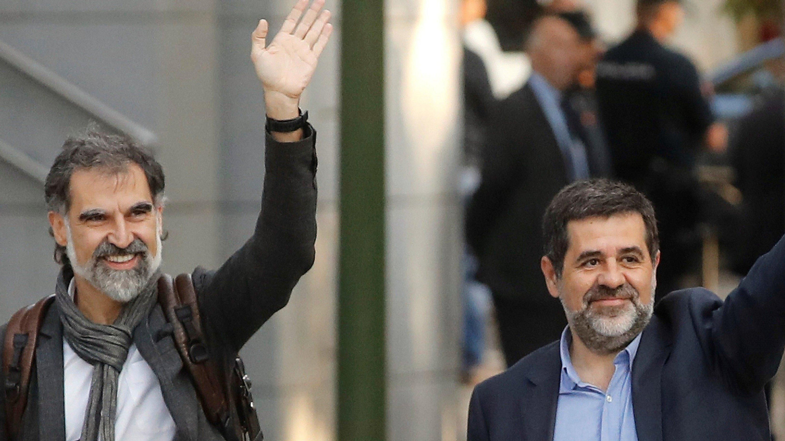 Jordi Cuixart y Jordi Sànchez