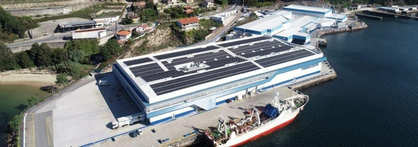 Planta frigorífica de Fandicosta en Domaio, Moaña.