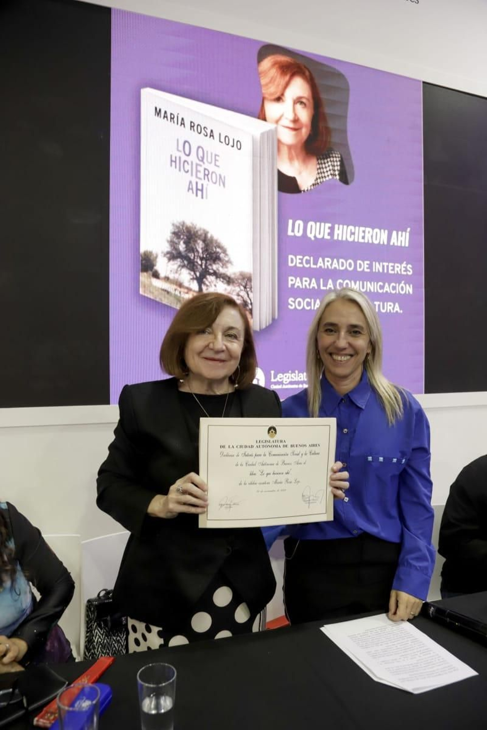 Lojo con la diputada Cecilia Ferrero 