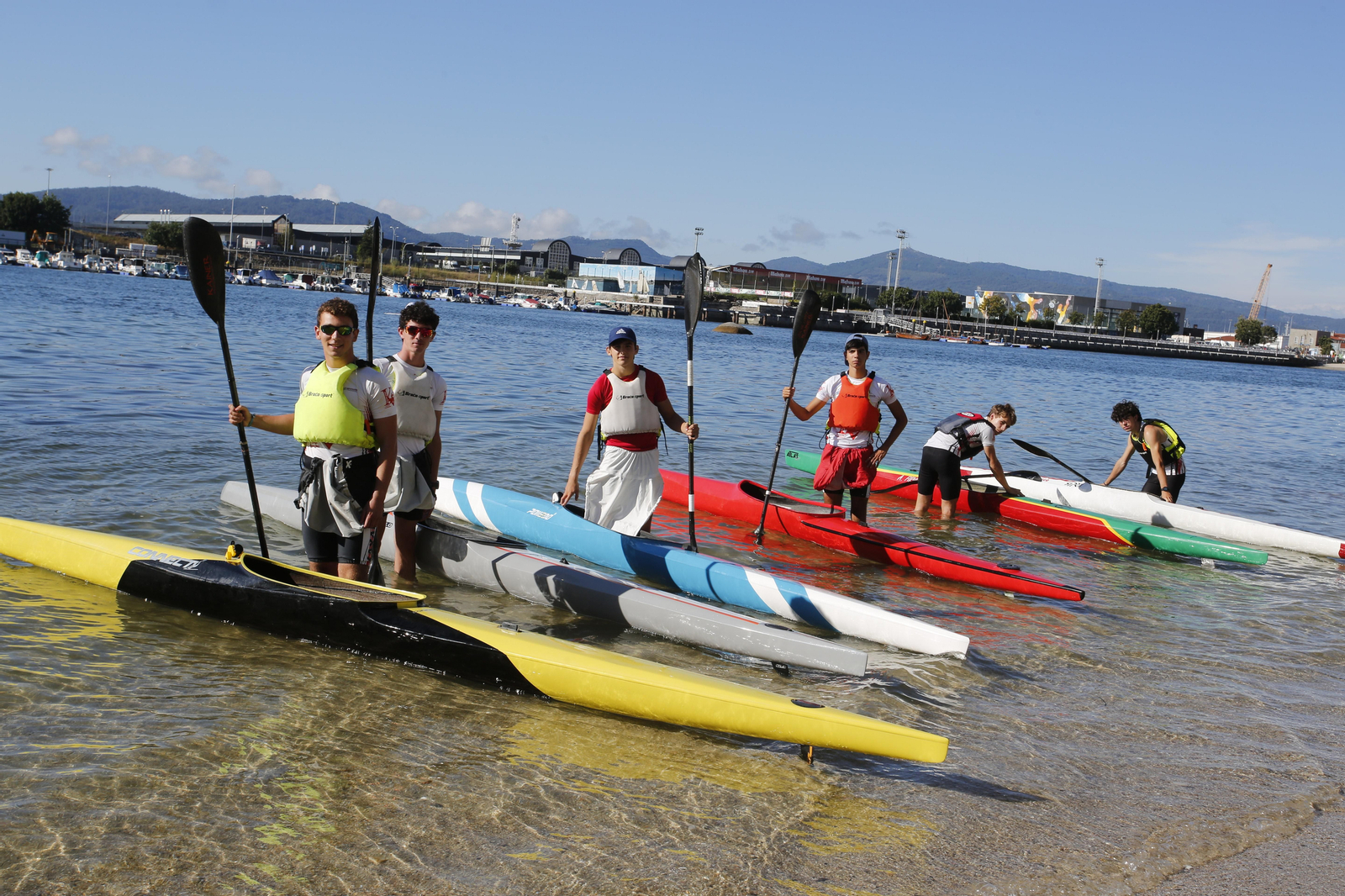 La jornada de entrenamiento especial de la mano de +Deporte Atlántico y el club de piragüismo Kayak Vigo