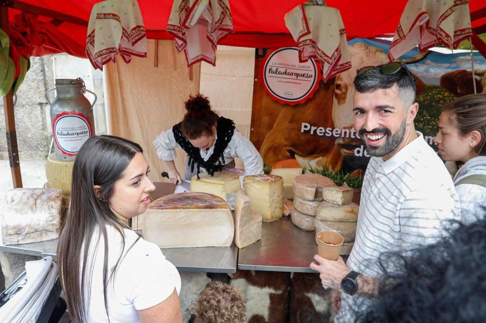 Un puesto de quesos.