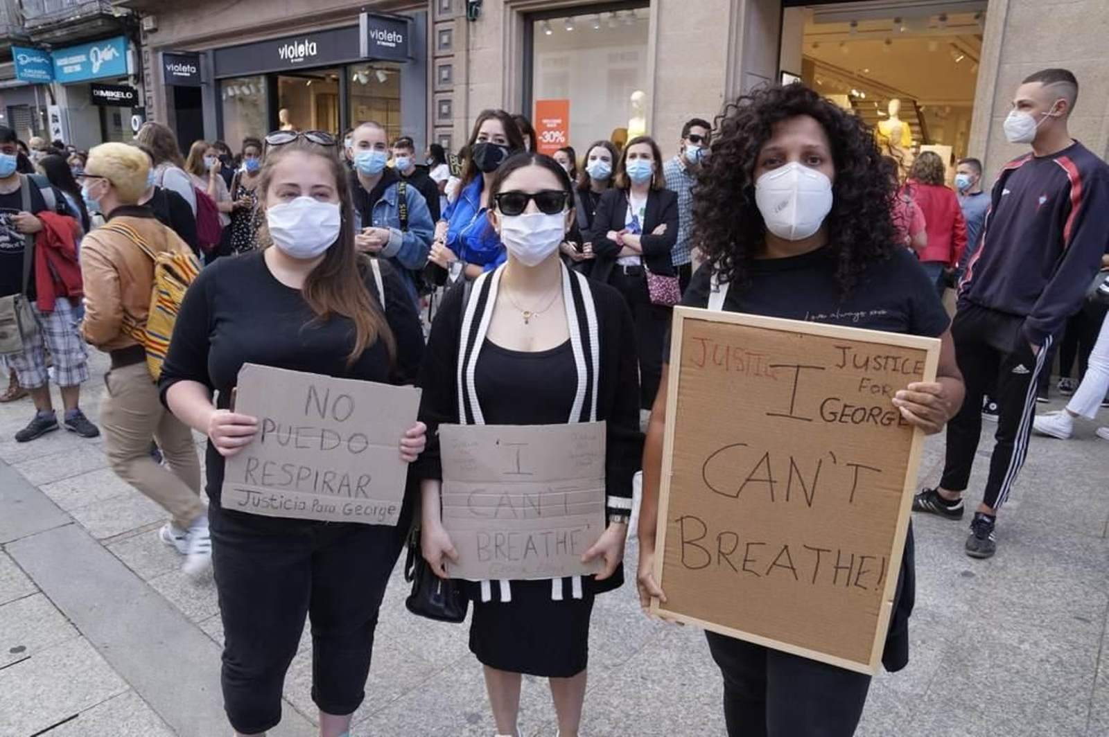 Concentraciones Black Lives Matter en Vigo 6
