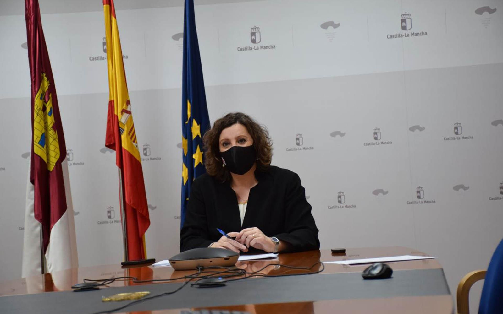 La consejera de Economía, Empresas y Empleo de Castilla La Mancha, Patricia Franco