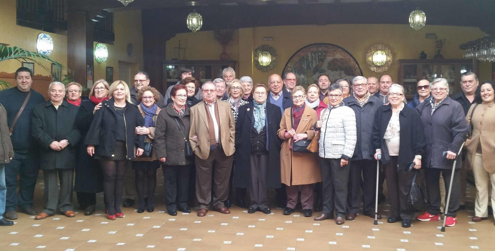 Miembros de ASER celebrando el Día del Migrante