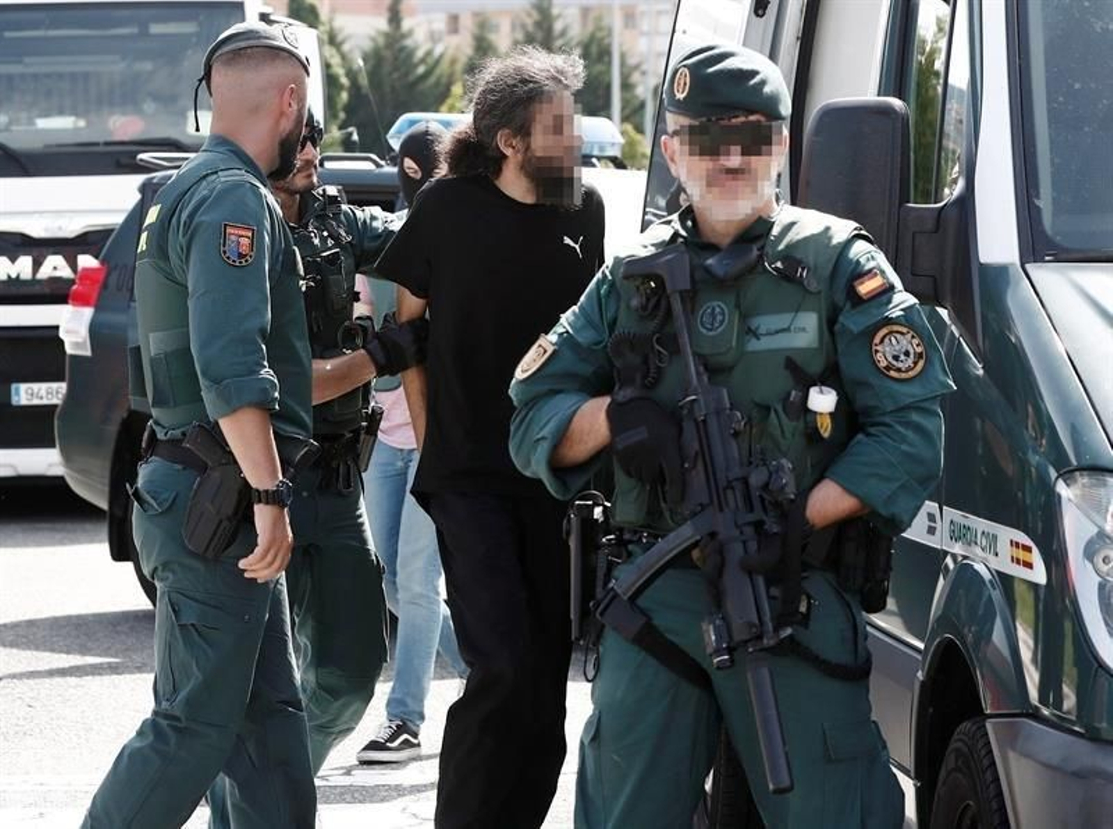 La Guardia Civil ha detenido este sábado en Pamplona a un exconvicto yihadista de 48 años