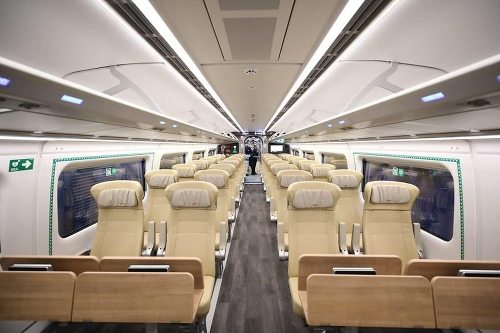 El compartimento “Confort”, con una distribución más amplia, en 2+2 asientos y con mucho más espacio en el pasillo.