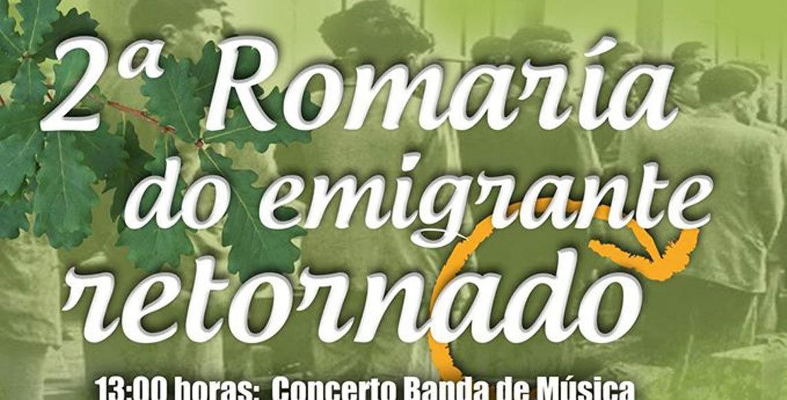 La localidad de Caldas de Reis acogerá la segunda edición de la Romería del emigrante retornado.