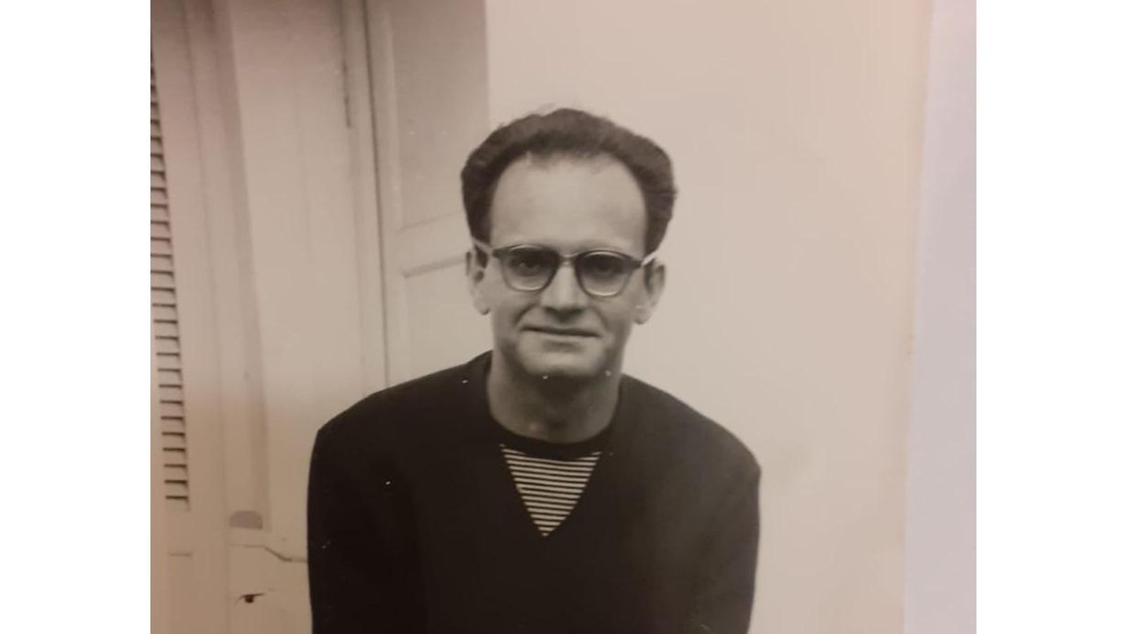 Wenceslao Sánchez de la Vega en Mar del Plata, en 1961