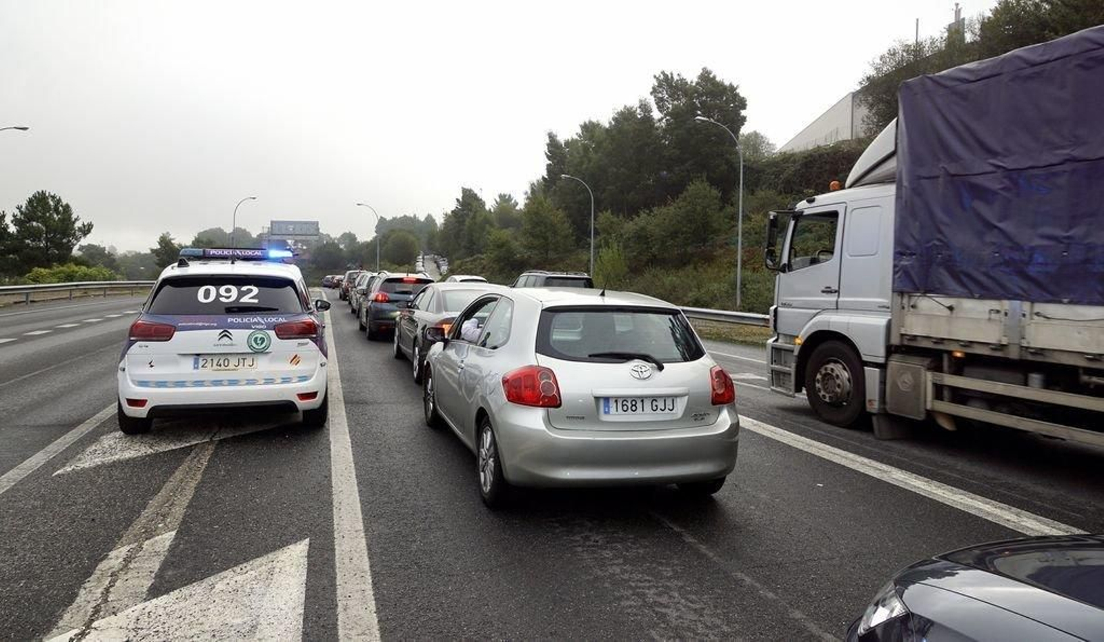 La Policía Local detectó el año pasado a 164 transportistas sin seguro y 646 sin ITV.