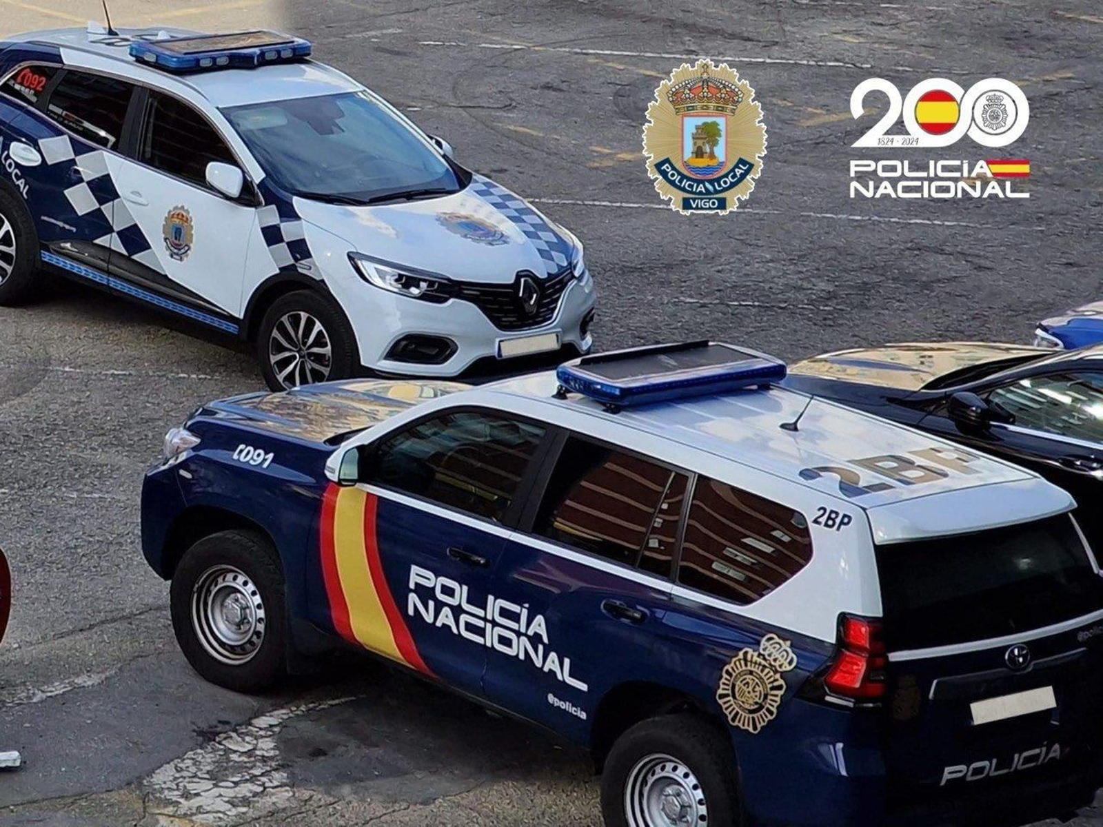Policía Local de Vigo y Policía Nacional. // Policía Nacional