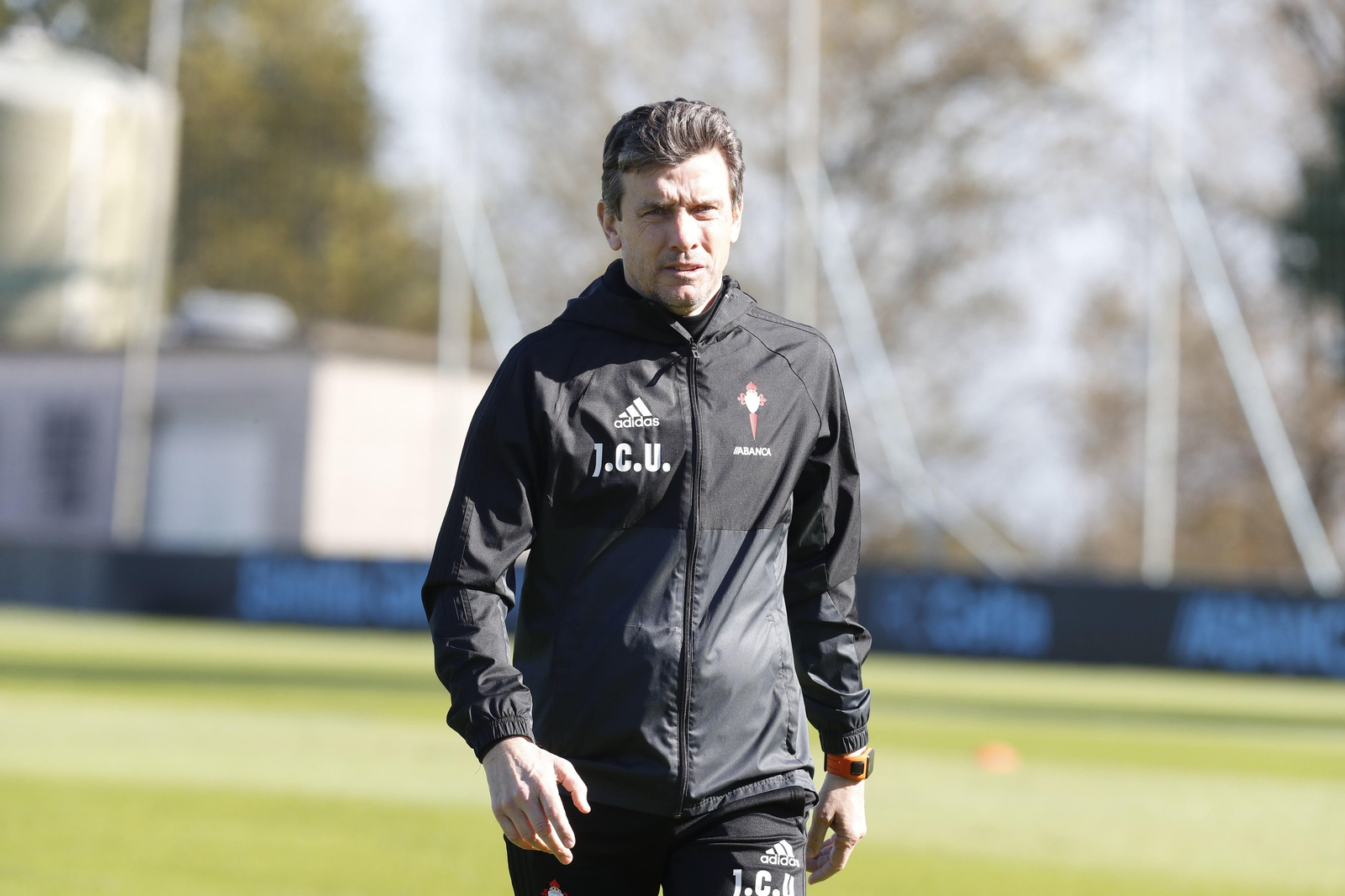 Juan Carlos Unzué, entrenador del primer equipo celeste.