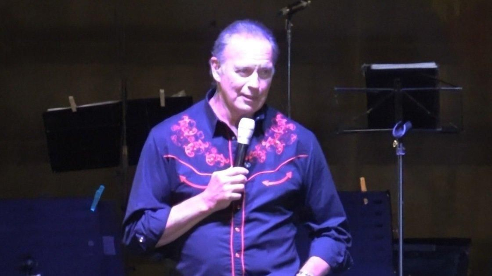 Bertín Osborne en el concierto. // EP