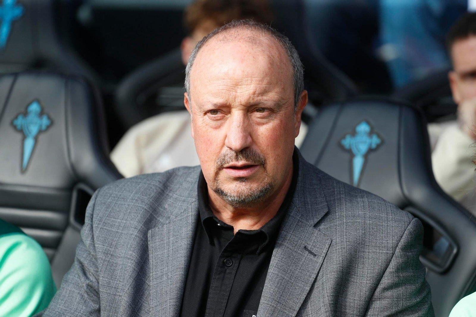 Rafa Benítez, en Balaídos. // J.V. Landín