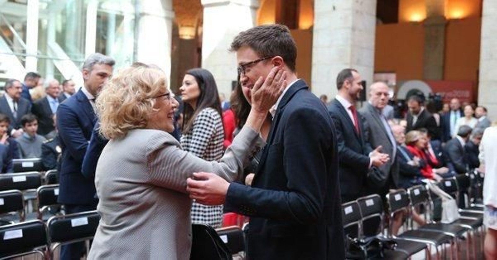 Manuela Carmen e Íñigo Errejón