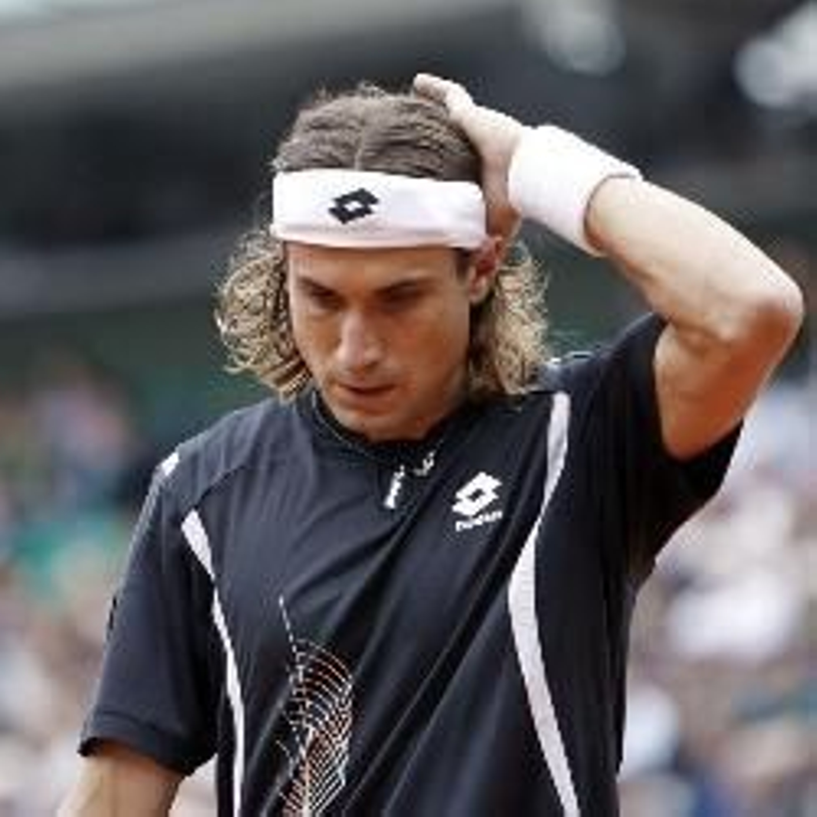 Ferrer, decepcionado por su derrota.