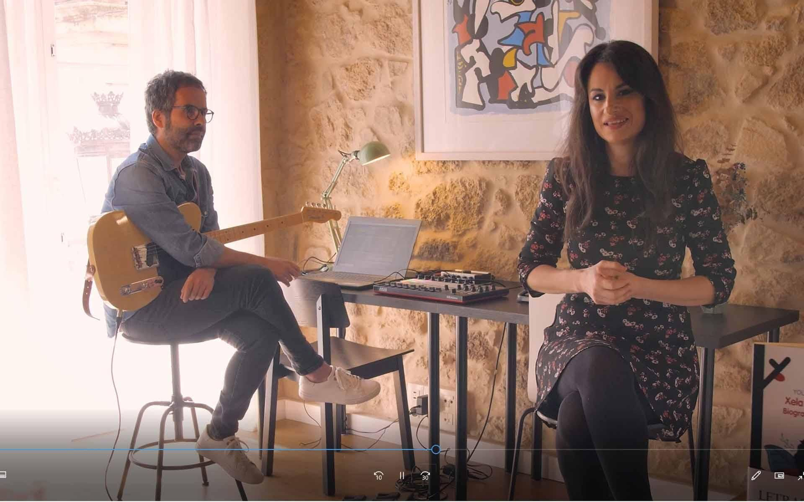 Yolanda Castaño e Isaac Garabatos