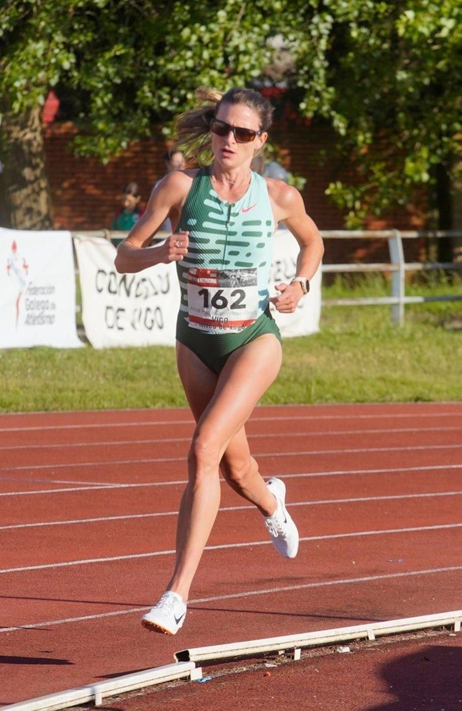 Alice Finot en el Gran Premio Cidade de Vigo de atletismo.