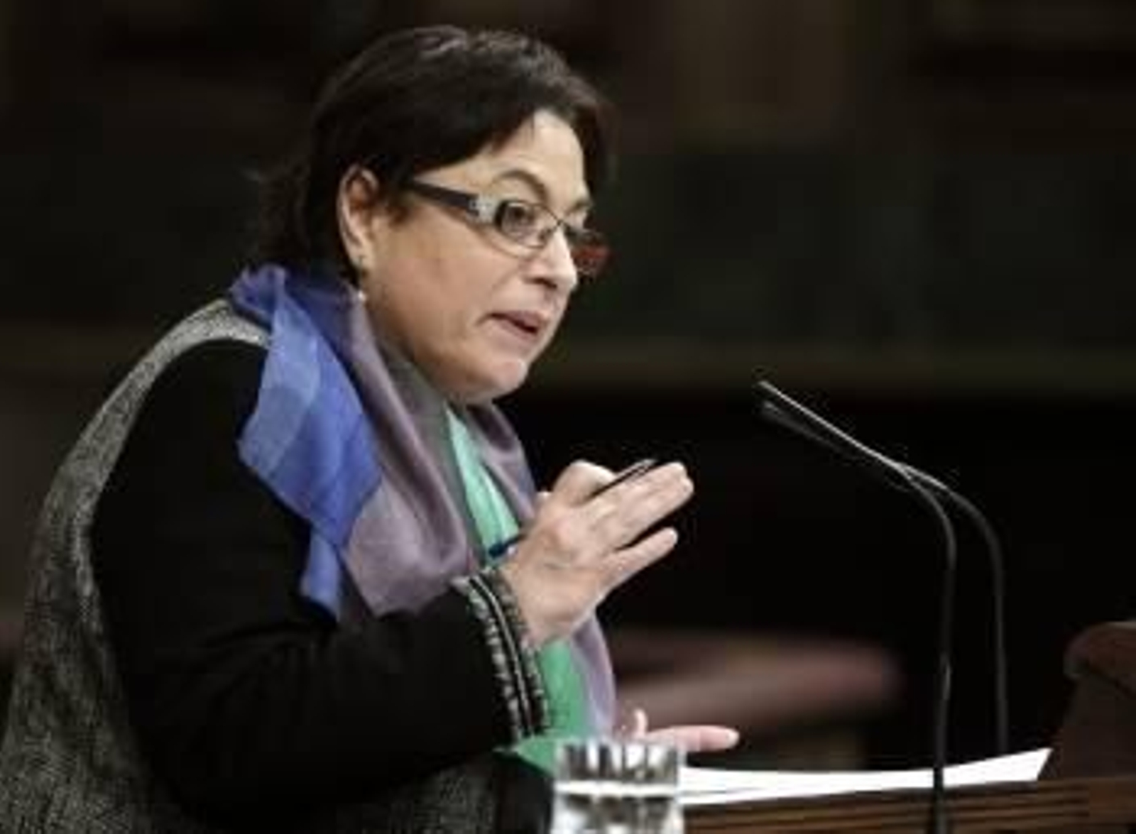 La diputada del BNG Maria Olaia Fernández. (Foto: EMILIO NARANJO)