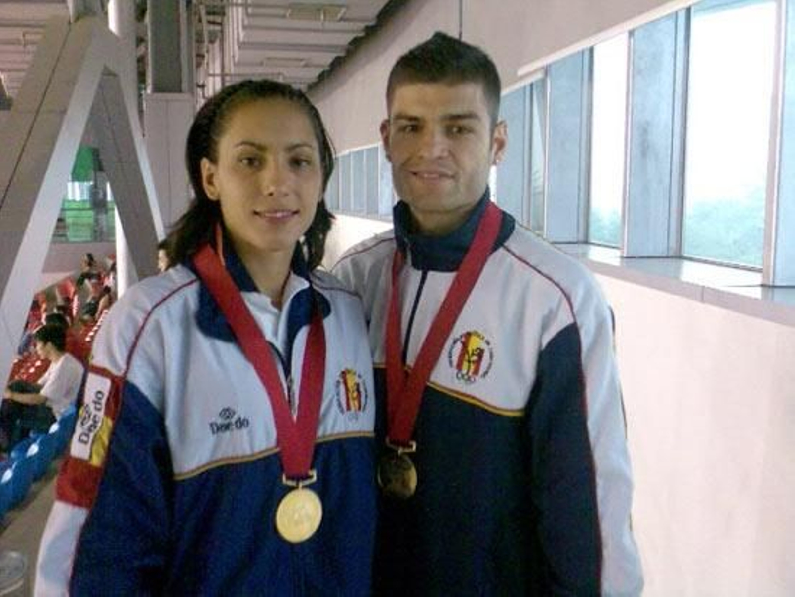 Juan Antonio Ramos junto a su novia Brigitte, a la que quería dedicar la medalla.. (Foto: Archivo)