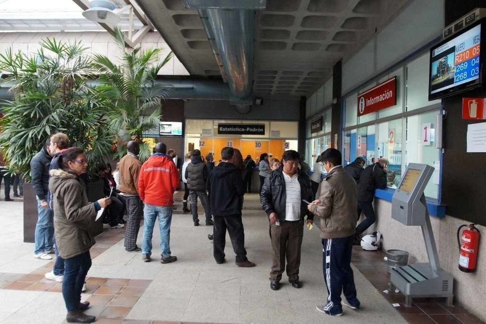 Oficina del censo y estadística del ayuntamiento vigués, donde se tramitan altas y bajas municipales.
