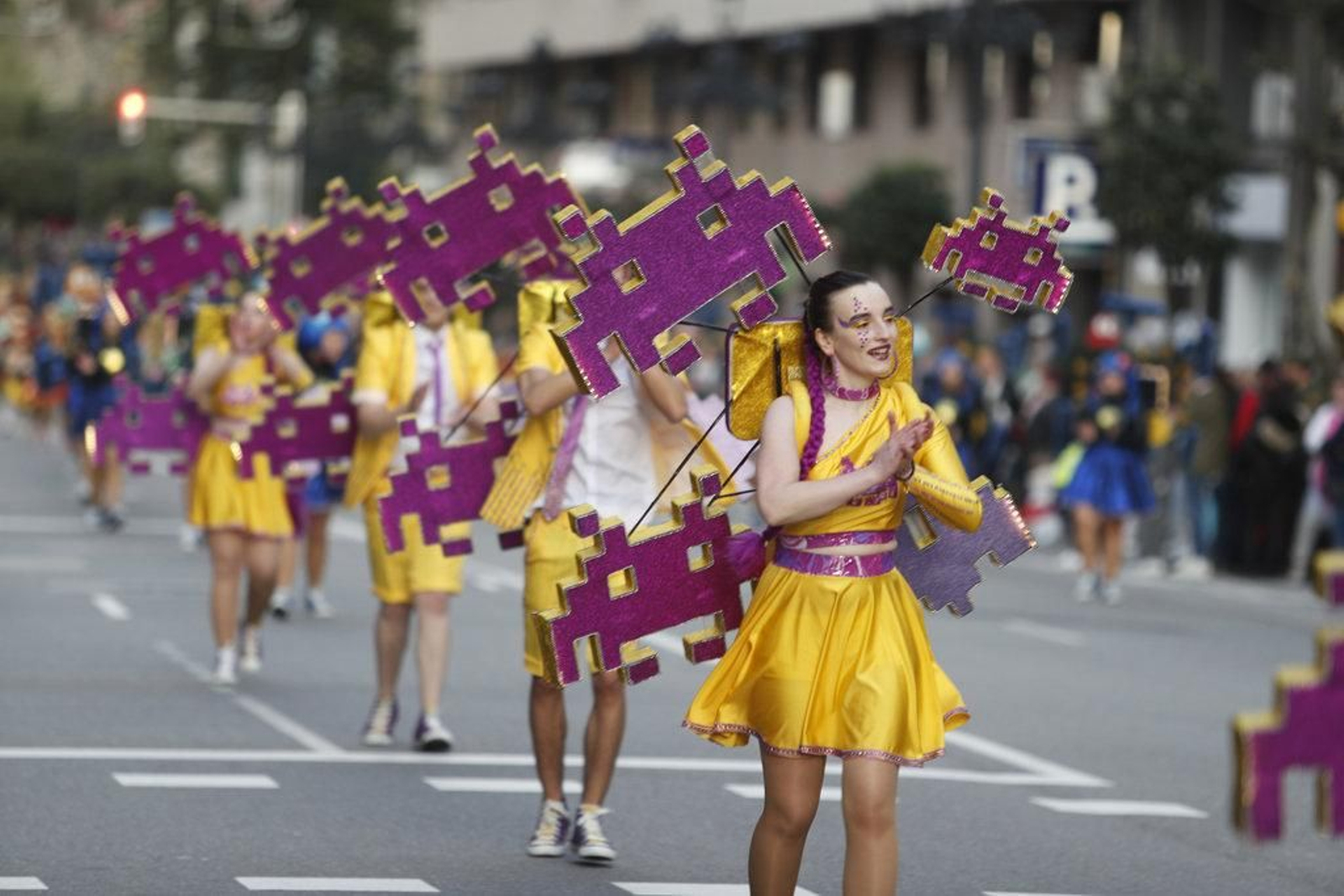 La comparsa Vila, de Ponteareas
