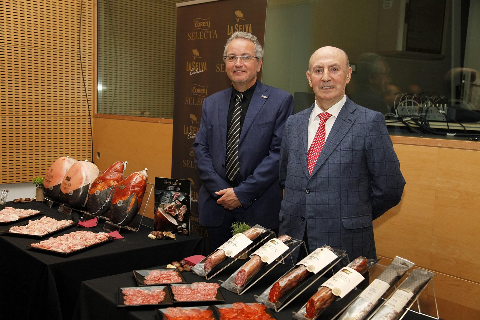 Xavier Albertí, presidente de La Selva, y Manuel Gómez-Franqueira, presidente del Grupo Coren.