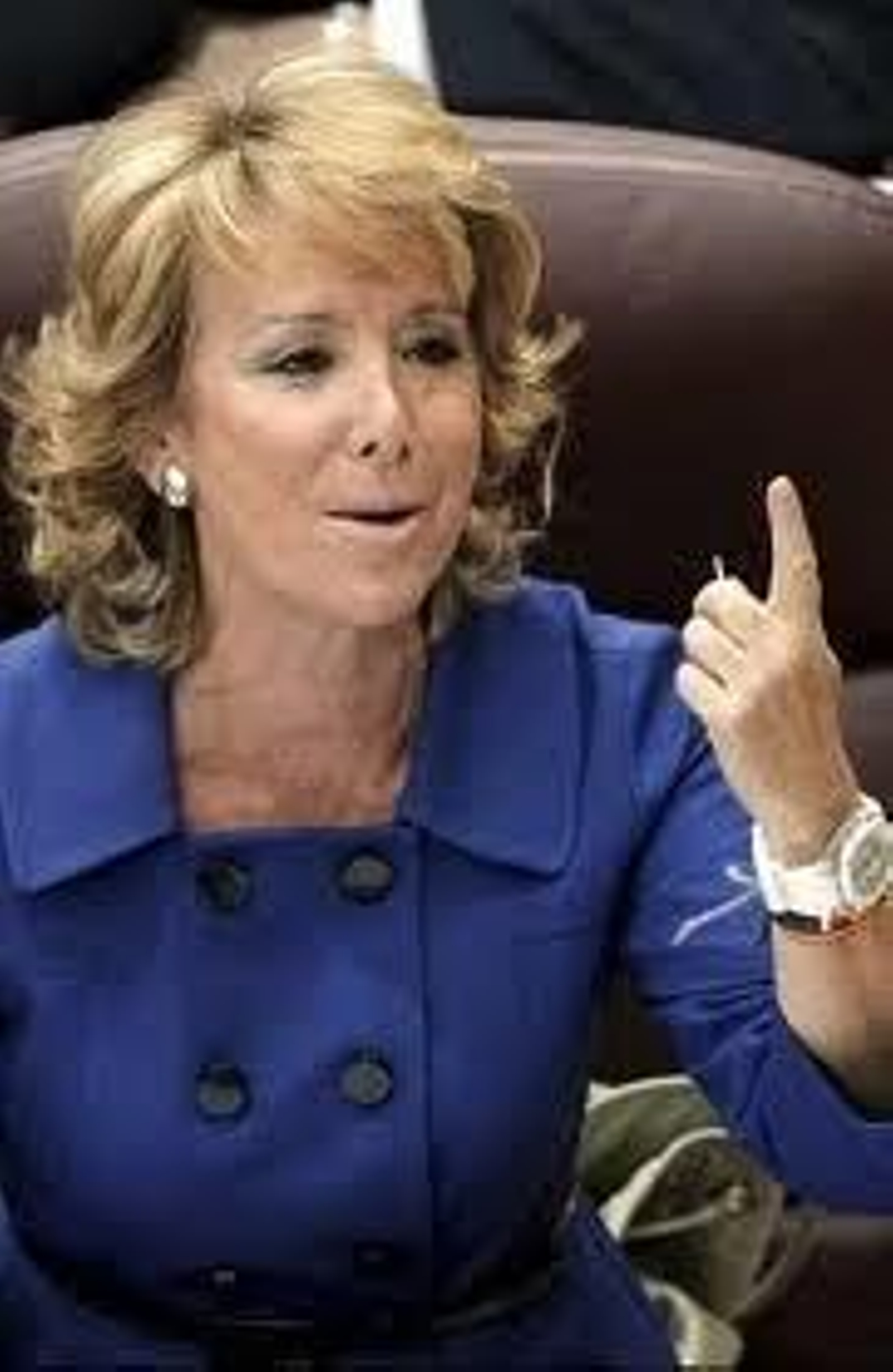 La presidenta del PP de Madrid, Esperanza Aguirre