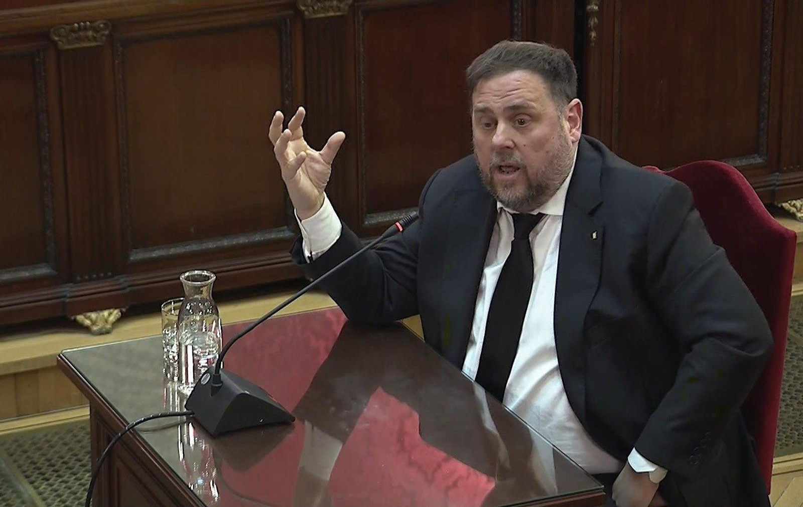 El exvicepresidente del Govern, Oriol Junqueras,
