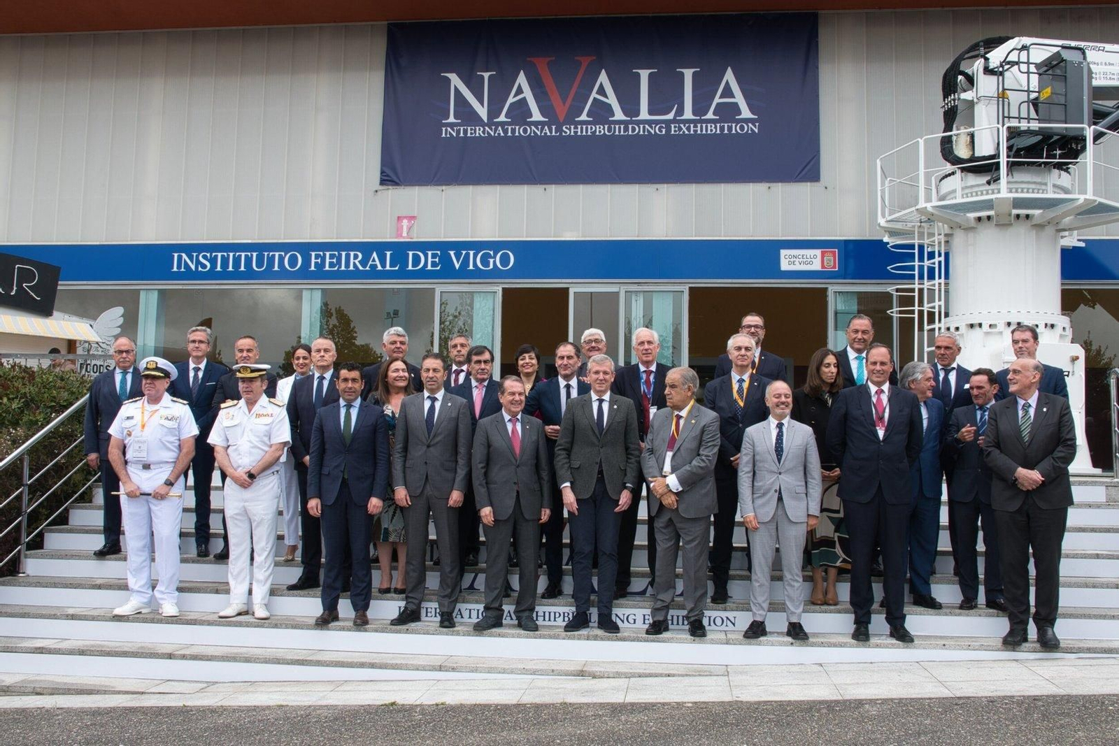 Autoridades en Navalia.