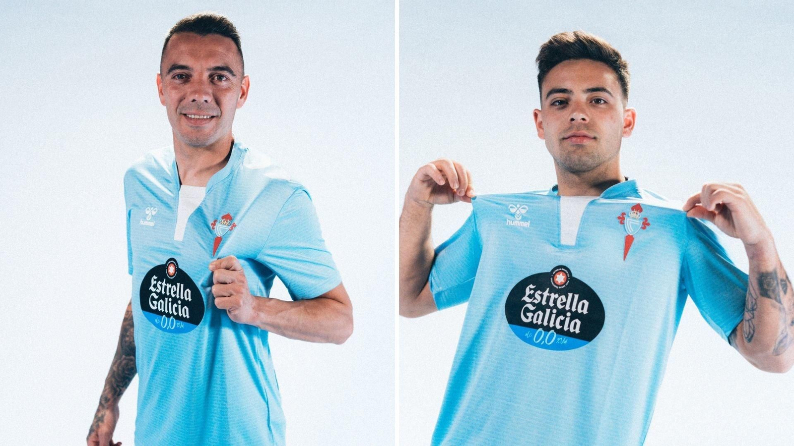 Así le queda la nueva camiseta a los jugadores.