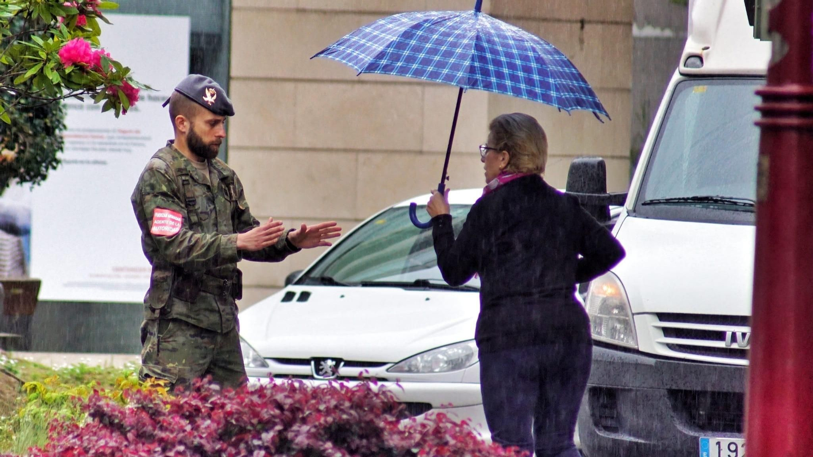 Controles esta mañana en Vigo