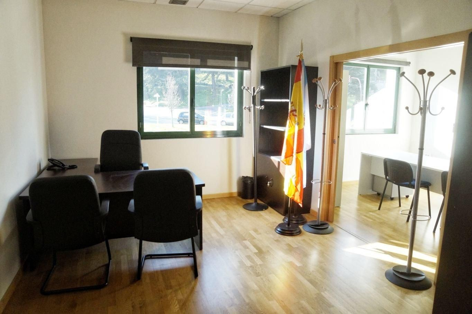 Una sala del juzgado en edificio de la Gota de Leche //  Vicente Alonso