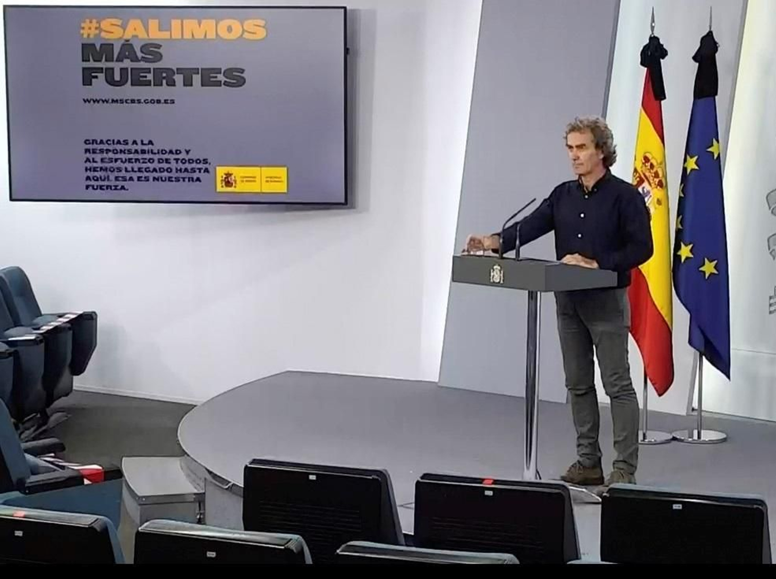 El director del Centro de Coordinación de Alertas y Emergencias Sanitarias, Fernando Simón